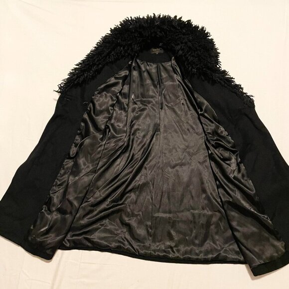 Laundry by Shelli Segal Womens Size 14 Faux Fur Jacket Coat - Picture 10 of 16